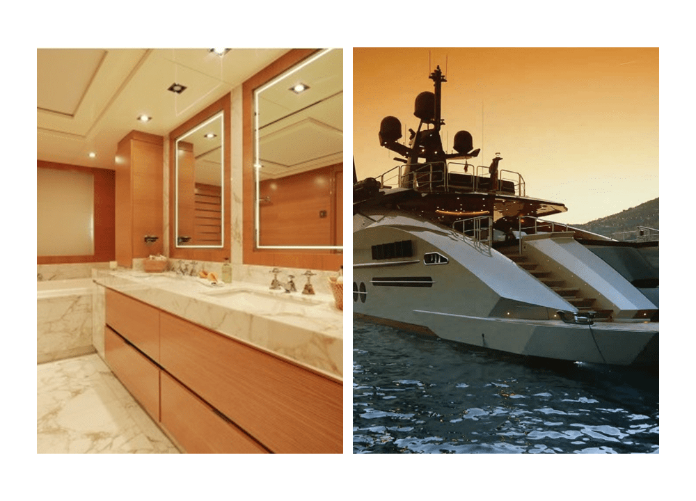 DB9 - a Cool Charter Yacht bathroom
