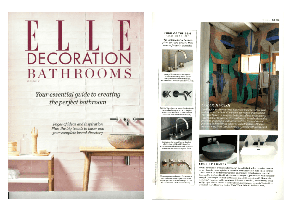 ELLE Decoration - Best Crosshead Taps